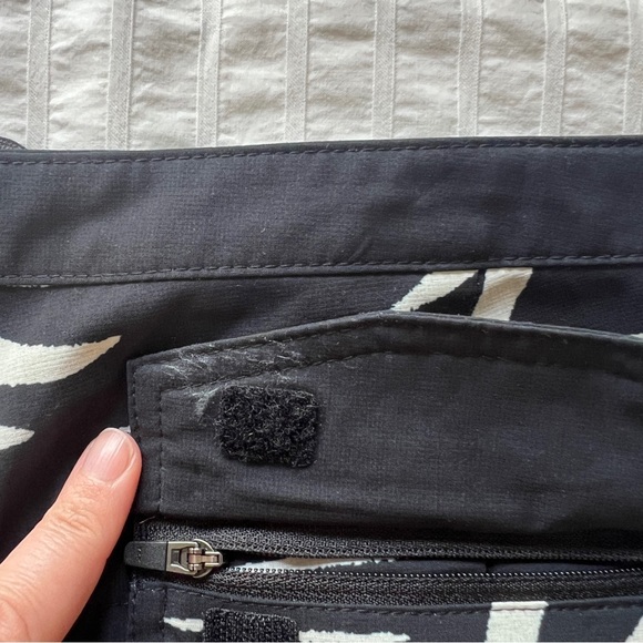 Outerknown Dobby Modern Scallop Swim Trunks in Black and White, 36 - Picture 7 of 12